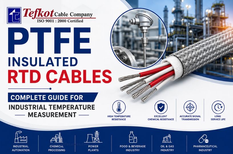 PTFE Insulated RTD Cables