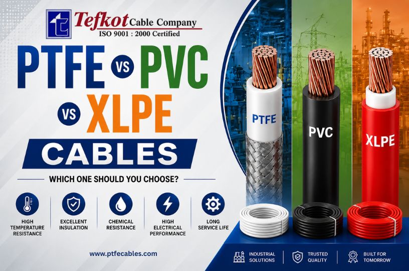 PTFE vs PVC vs XLPE Cables: Which Cable is Best?